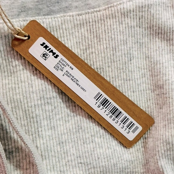 SKIMS - Cotton Rib Drawstring Short - Picture 2 of 2